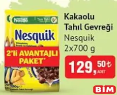 NESQUİK KAKAOLU TAHIL GEVREĞİ 2X700 G